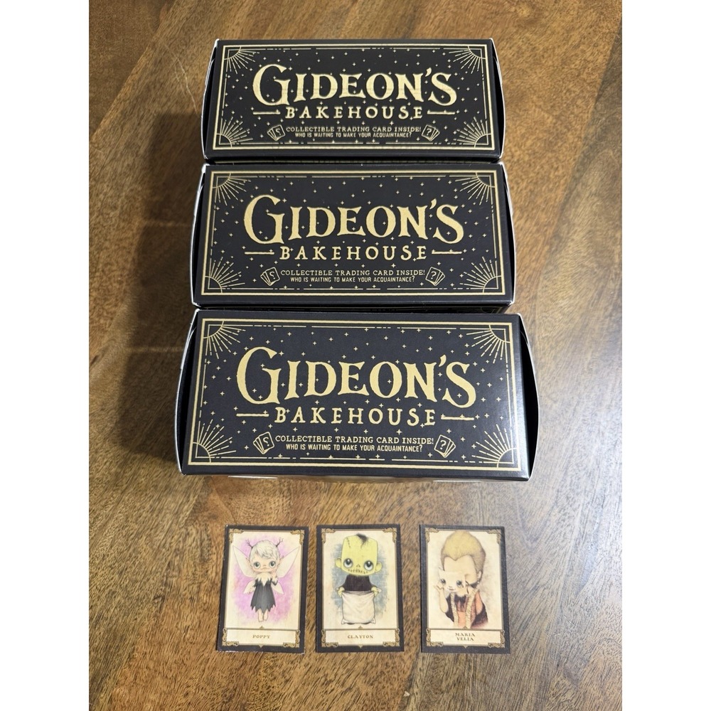 Disney Springs Gideons Cookie Box Lot With Cards